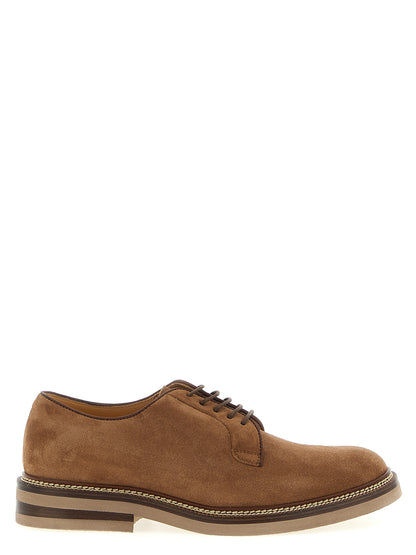 Suede derby Lace up shoes