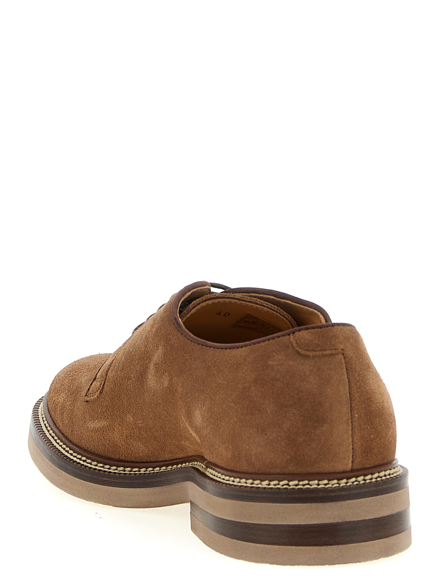 Suede derby Lace up shoes