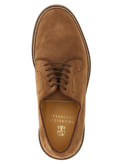 Suede derby Lace up shoes
