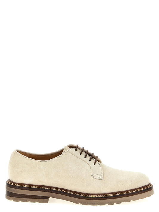 Suede derby Lace up shoes