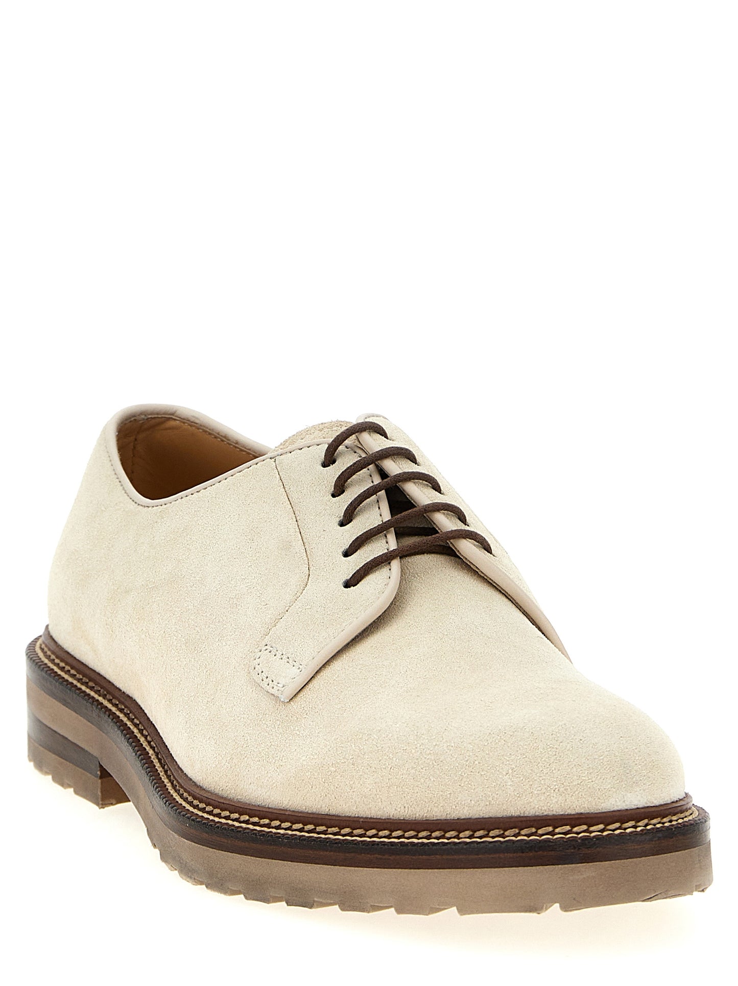 Suede derby Lace up shoes