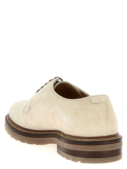 Suede derby Lace up shoes