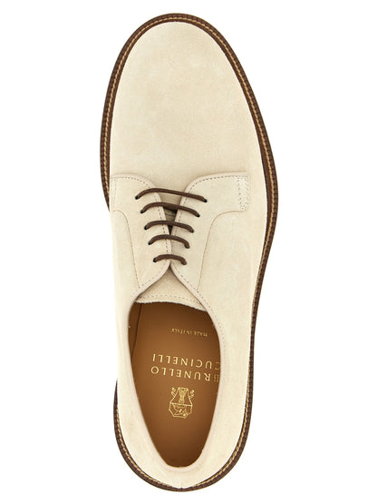 Suede derby Lace up shoes