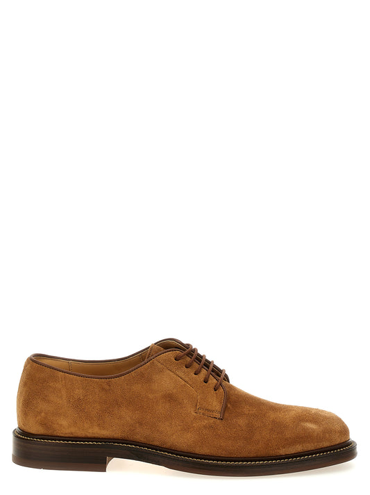 Suede derby Lace up shoes