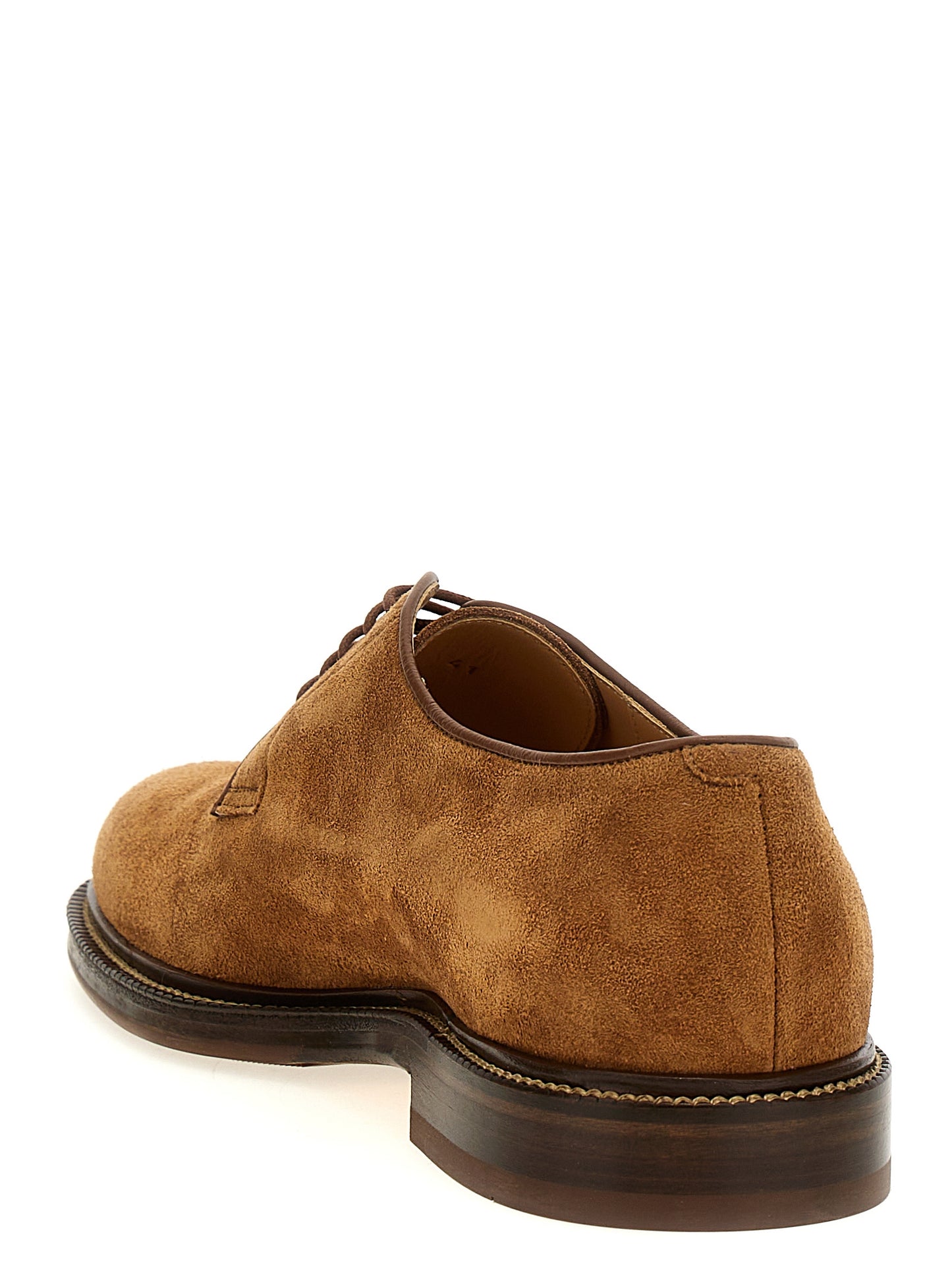 Suede derby Lace up shoes