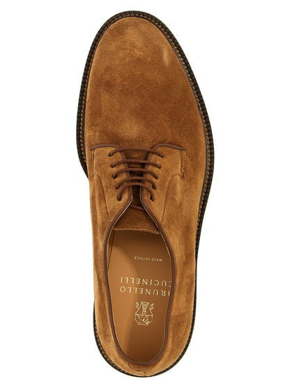 Suede derby Lace up shoes