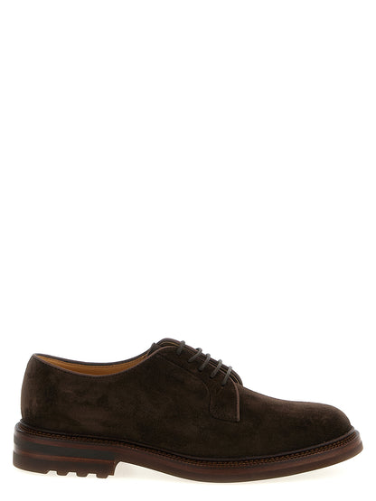 Suede derby Lace up shoes