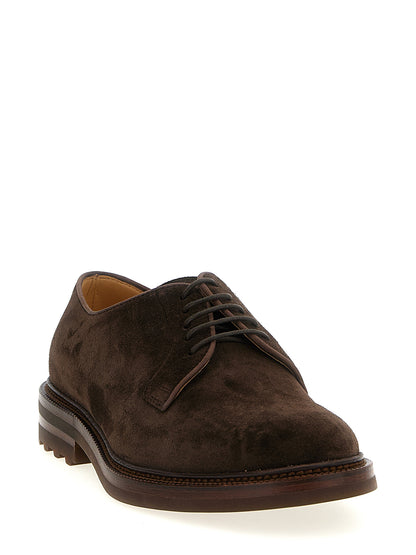 Suede derby Lace up shoes