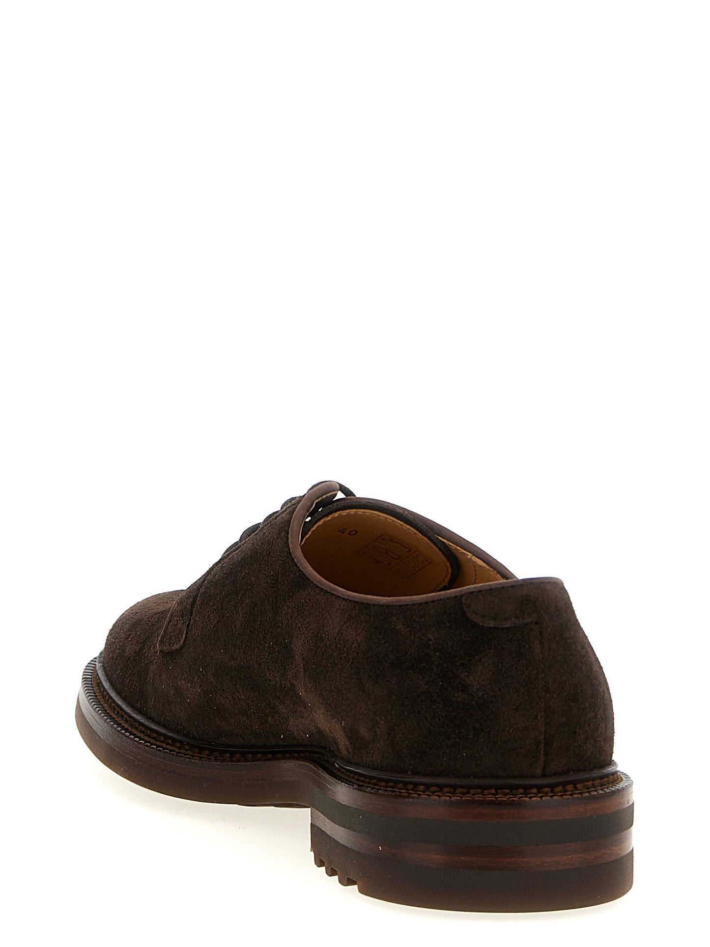 Suede derby Lace up shoes