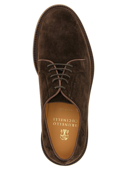 Suede derby Lace up shoes