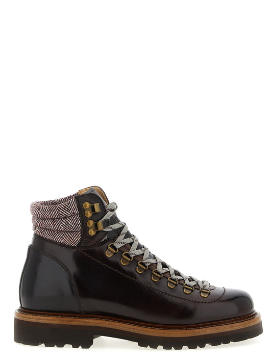 Herringbone insert ankle boots Boots, ankle boots