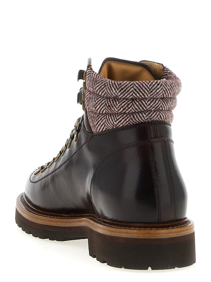 Herringbone insert ankle boots Boots, ankle boots