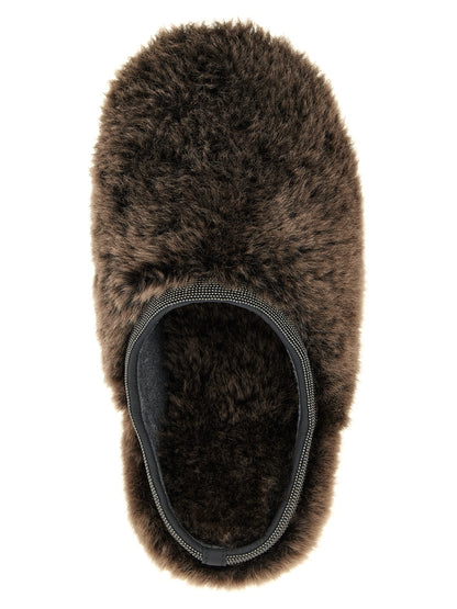 Monile sherling sabots Flat shoes