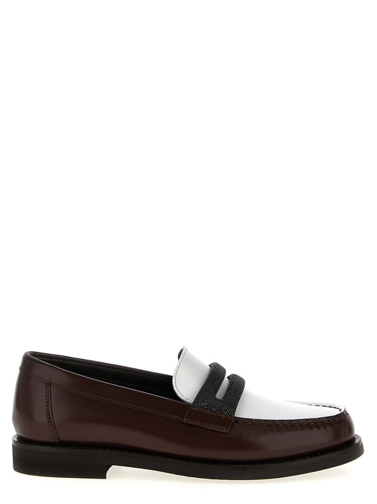 Two-tone loafers Loafers