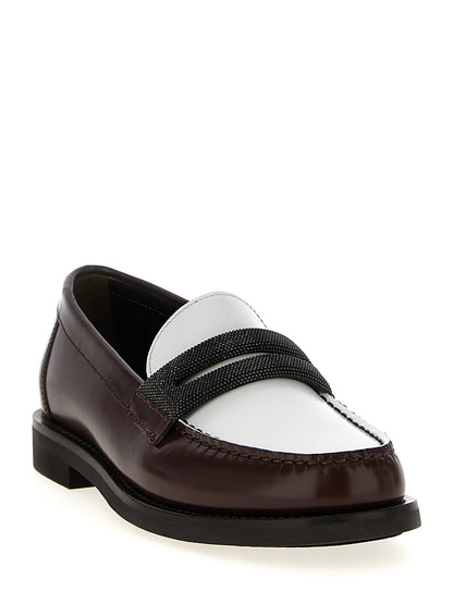 Two-tone loafers Loafers
