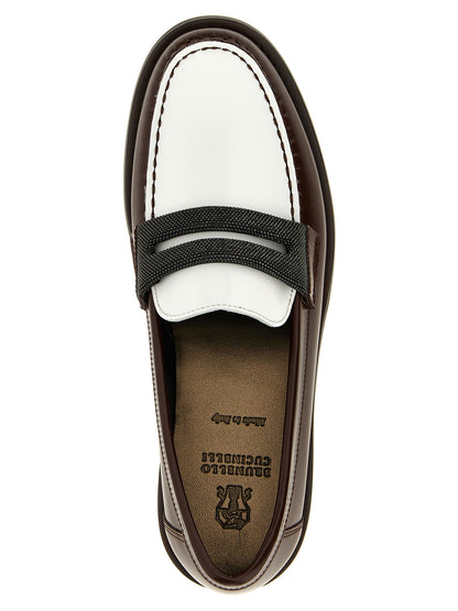 Two-tone loafers Loafers