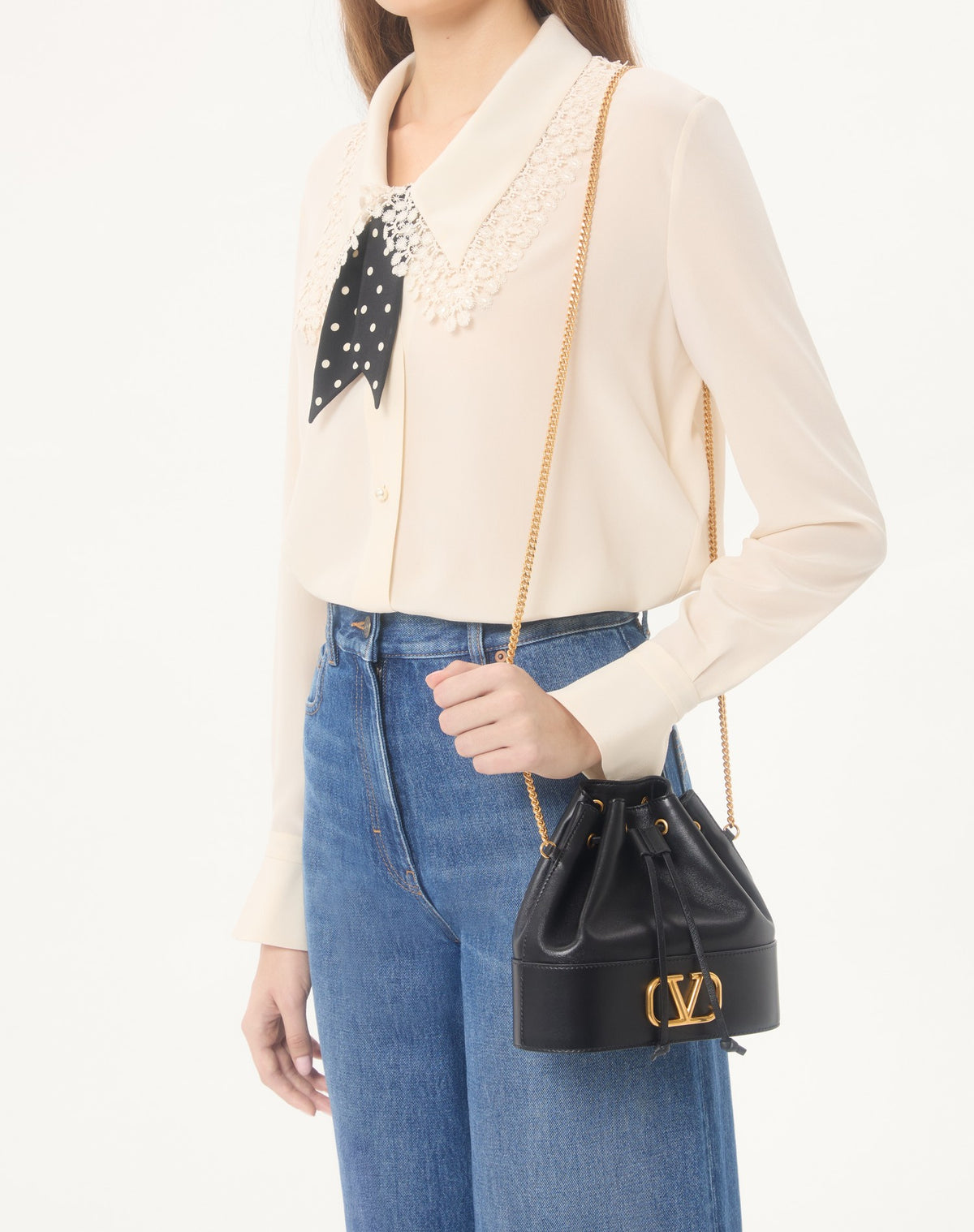 Valentino Garavani Mini bucket bag in nappa