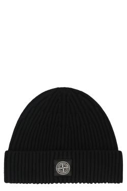 Stone Island Ribbed wool beanie