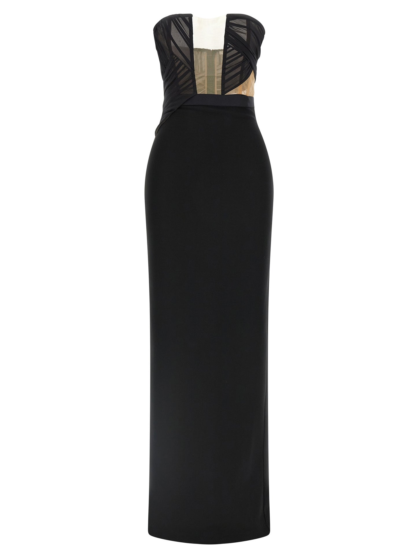 'Corsetted Draped Maxi' dress Dresses