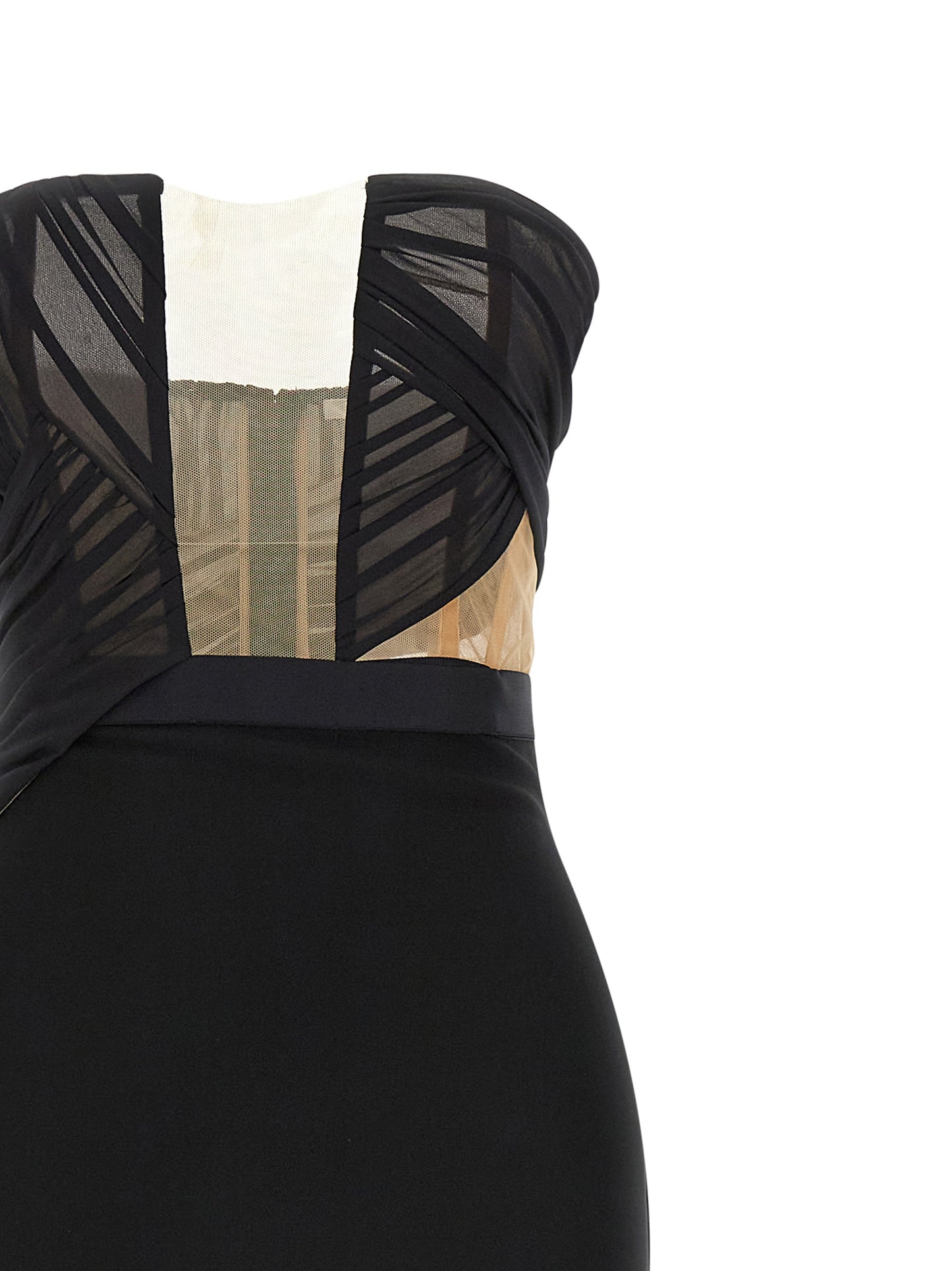 'Corsetted Draped Maxi' dress Dresses