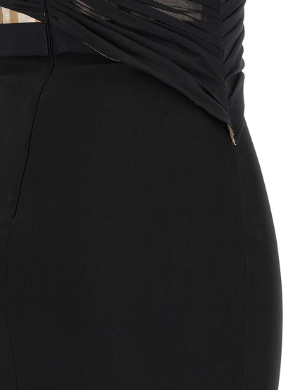 'Corsetted Draped Maxi' dress Dresses