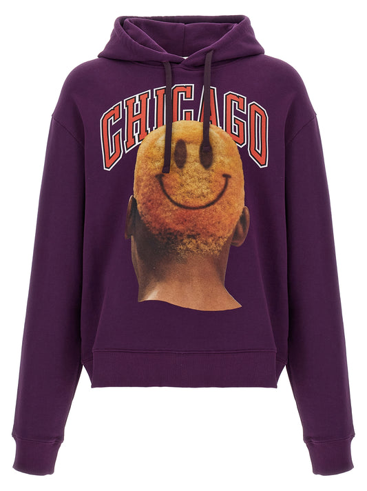 'Chicago - Smile' hoodie Sweatshirt