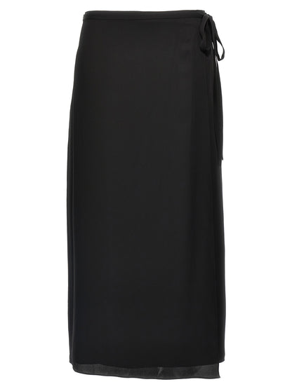 'CL Tie Wrap' skirt Skirts