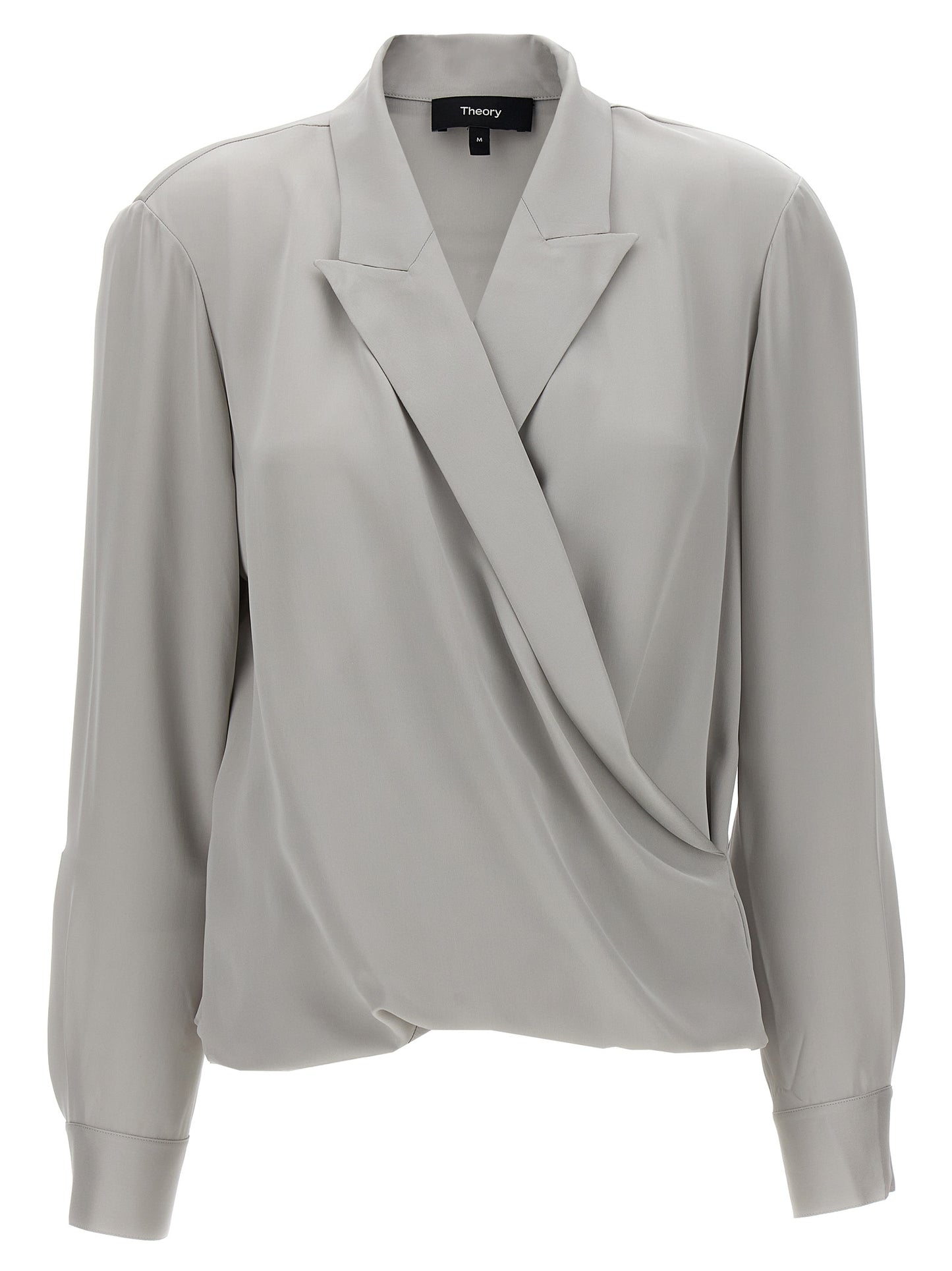 'PK Label Wrap' blouse Shirt, blouse