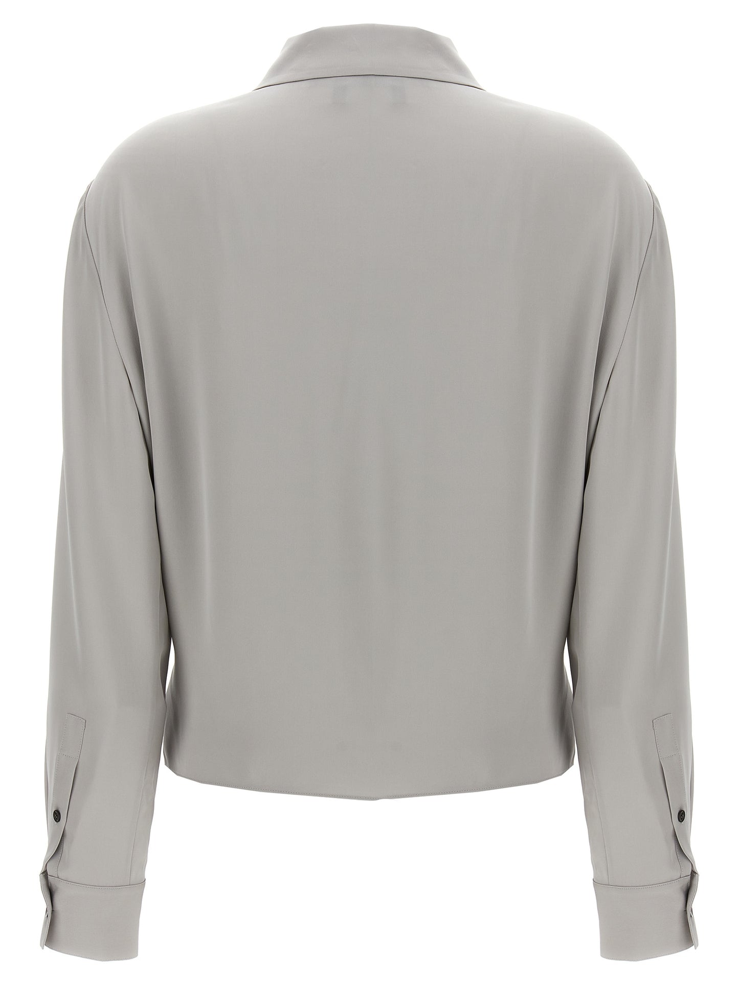 'PK Label Wrap' blouse Shirt, blouse