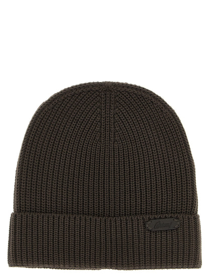 Ribbed wool beanie Hats