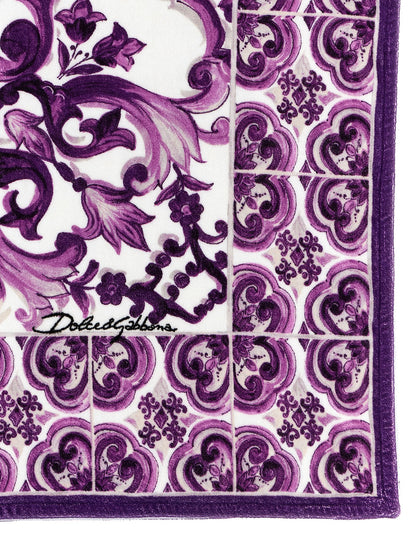 Beach towel 'Maiolica' print Beachwear