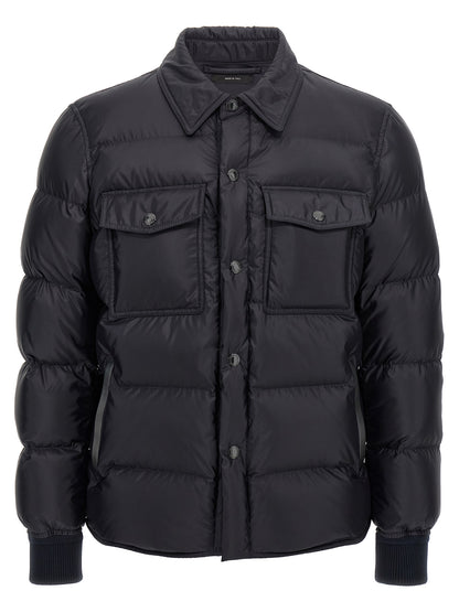 Shirt collar down jacket Casual jackets, parka