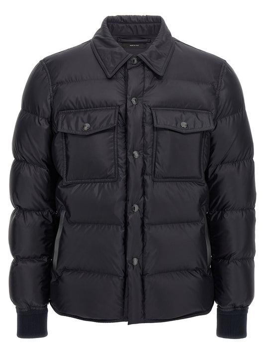Shirt collar down jacket Casual jackets, parka