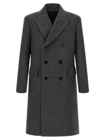 Double-breasted coat Coats, trench coats