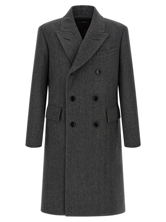 Double-breasted coat Coats, trench coats