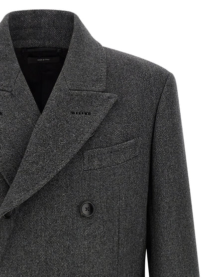 Double-breasted coat Coats, trench coats