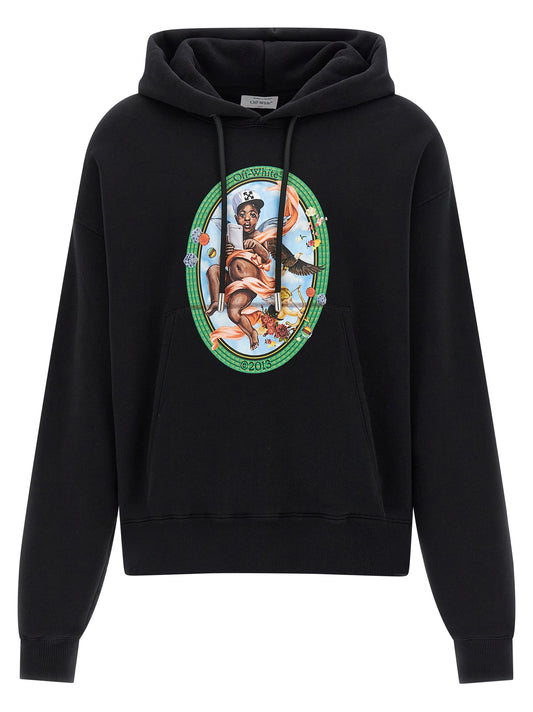 'Fresco oval' hoodie Sweatshirt