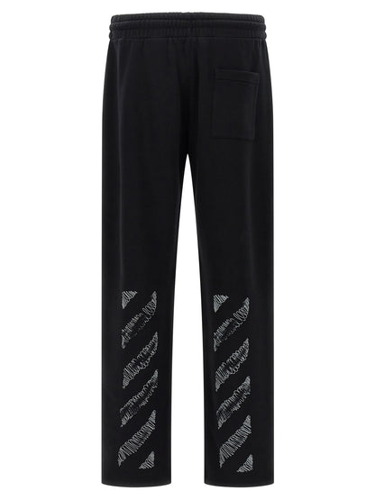 'Scribble Diag' joggers Pants