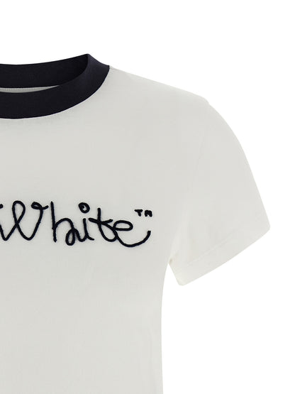 'Emb Script Logo' T-shirt T-shirt