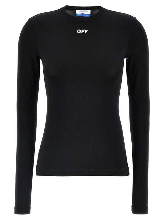 'Off stamp' top Tops