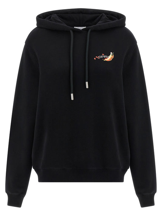 'Emb Fruits Arrow' hoodie Sweatshirt