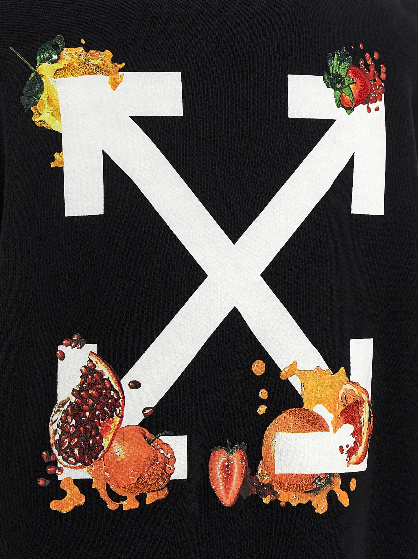 'Emb Fruits Arrow' hoodie Sweatshirt