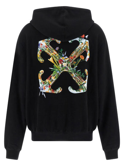 'Arrow Glass Flower' hoodie Sweatshirt