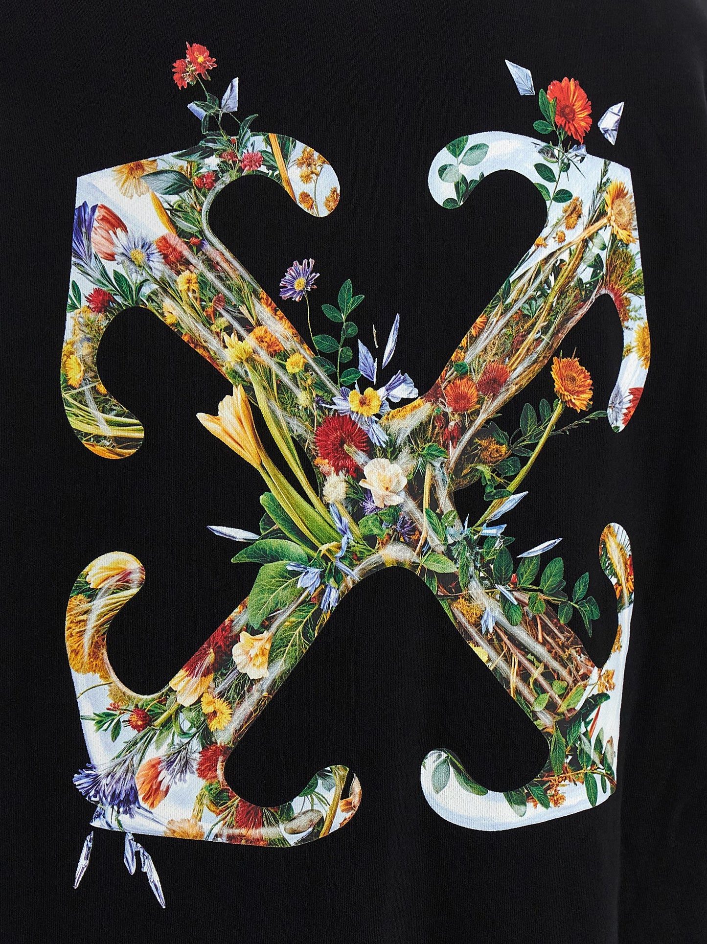 'Arrow Glass Flower' hoodie Sweatshirt