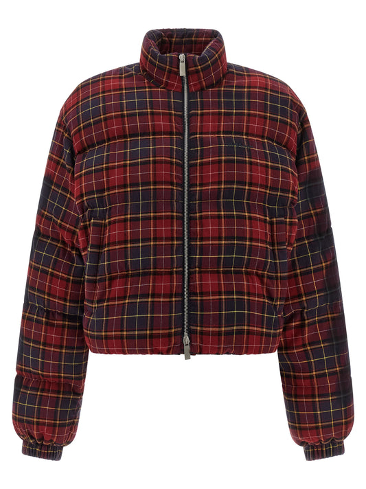 'Check Flan Arrow Spray' down jacket Down jacket, Parka, Casual jackets