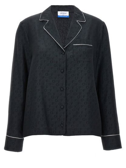 'Off Jaquard Pajama' shirt Shirt, blouse