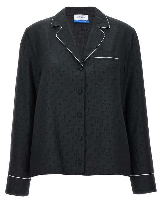 'Off Jaquard Pajama' shirt Shirt, blouse