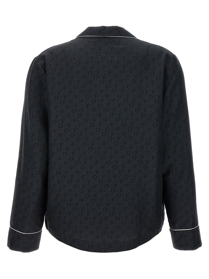 'Off Jaquard Pajama' shirt Shirt, blouse
