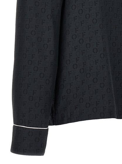 'Off Jaquard Pajama' shirt Shirt, blouse