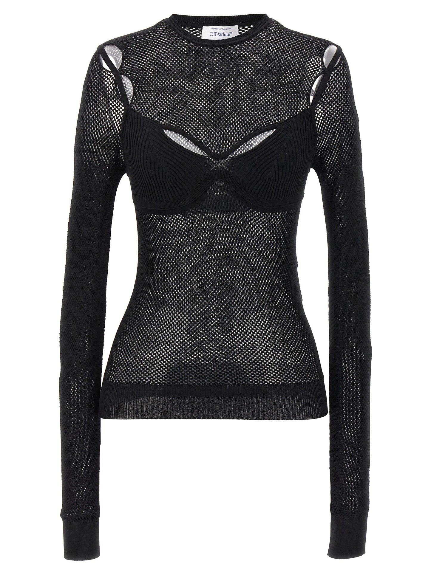 'Net Arrow Bralette' top Tops